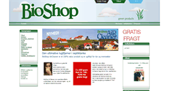 Desktop Screenshot of bioshop.dk