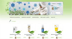 Desktop Screenshot of bioshop.sk